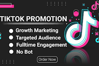 grow your tiktok account organically real followers, views and engagement