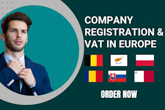 register your vat number in germany, UK, france, or eu countries