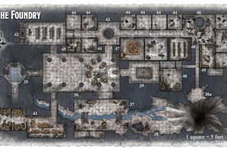 fantasy terrain world building map cartography rpg map parchment style dnd map
