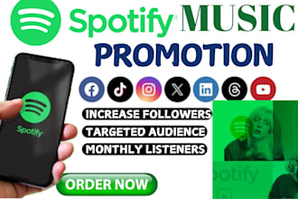 do organic spotify music promotion, spotify listeners, increase followers ads