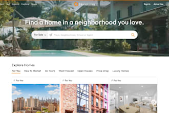 design well listed property listing website real estate mls idx website