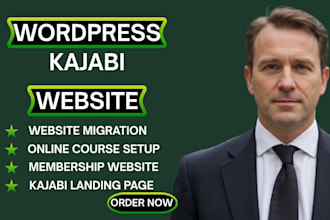 migrate wordpress membership site to kajabi online course website, kajabi expert