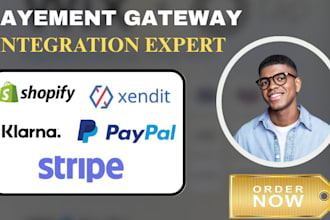 do shopify wix payment gateway integration paypal xendit stripe revolut klarna