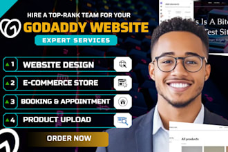 godaddy website redesign, godaddy website design, godaddy seo, godaddy website