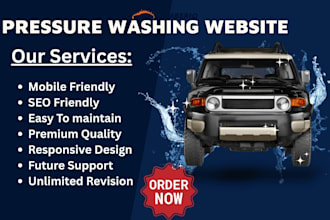 design pressure washing, website power, washing website, cleaning website
