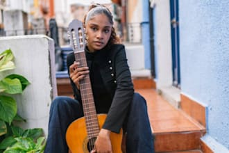 be your female singer for your lead backing vocals and harmony