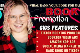 setup amazon kdp ads, booktok tik tok video ads, book trailer book promotion