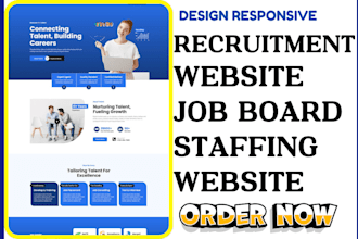 design recruitment website job board staffing website recruitment