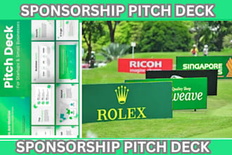 sponsorship deck investor ready sponsorship proposal sponsorship pitch deck PPT