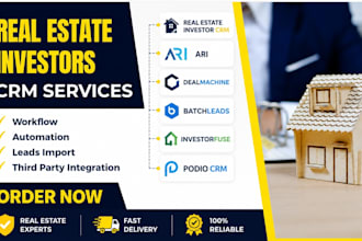 real estate investor crm ari dealmahcine batchleads investorfuse podio resimpli