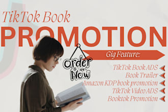 do booktok promotion, tiktok video ads book promotion, amazon kdp ads