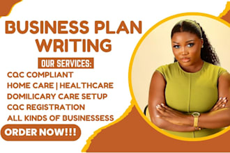 create cqc business plans, policies, UK tender, sops, and safeguarding documents