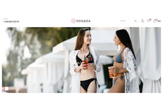 design swimwear shopify store adult swimsuit store beachwear bikini website
