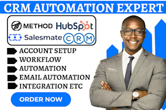 setup method close crm salesmate automation hubspot crm salesforce integration