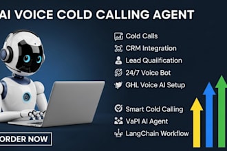 build ai voice agent using twilio, vapi, ghl and automate cold calling system
