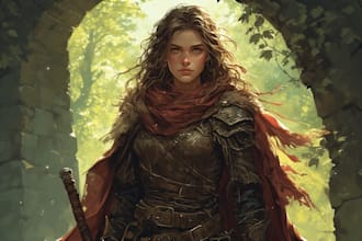 do a rpg dnd character art