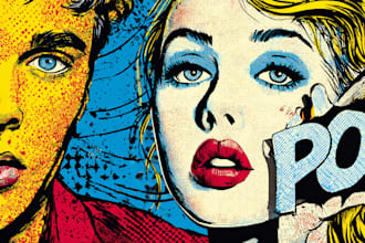 make your photo into awesome wpap pop art portrait