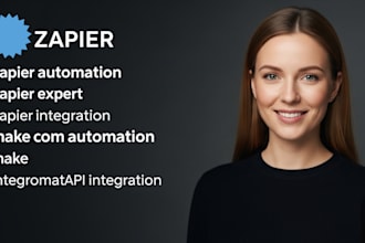 set up zapier automation, CRM integrations, and advanced workflows