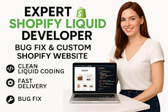 liquid coding, shopify liquid, shopify coding, bug fix, custom shopify website