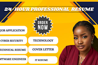 write your tech IT software engineer resume cover letter linkedin optimization
