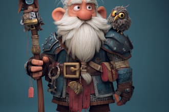 create premium 3d game characters and art
