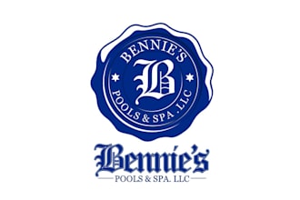 design eye catching swimming pool service logo