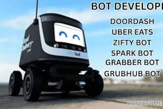 custom grabber bot for zifty, doordash, instacart maximize orders
