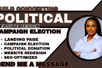 wordpress political website campaign election website political donation website