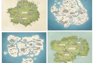 custom fantasy maps for your story, game, or campaign