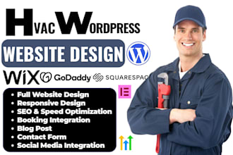 build hvac repair website hvac installation plumbing appliance repair website