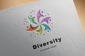 do modern abstract logo design unique, minimal, geometric, creative