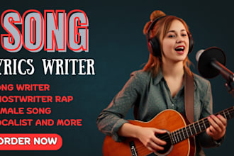 be a female rapper, singer, songwriter, country music artist, or rock star
