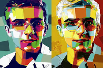 make a beautiful wpap pop art portrait