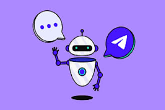 develop your complex telegram bot for groups and channels, bot develop