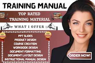 create and design user guide training manual instructional documents using canva