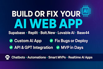 build fix lovable ai dev supabase bolt new lovable ai web app replit ai base44