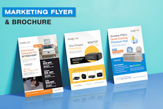 create professional marketing flyer and brochure designs