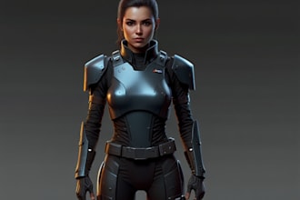 design your sci fi and star wars character