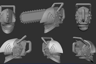sculpt 3d mask, 3d helmet, helmet cosplay, 3d gauntlet armor for 3d printing