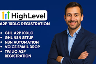go high level a2p 10dlc registration, twilio sms automation workflow gohighlevel