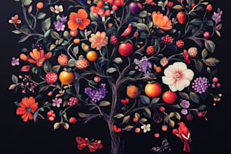 produce your botanical illustration or digital drawing
