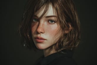 paint semi realistic fantasy art