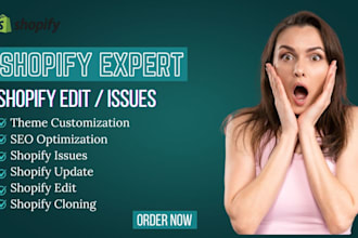 edit shopify theme, update website, liquid, clone and fix issues
