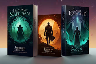 design fantasy, romance and sci fi book covers