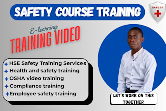 create osha safety training course manual video course hse presentation design