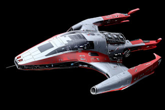 draw custom spaceship sci fi steampunk nft
