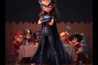design superhero character for your kids party