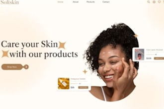 design beauty website skincare website salon website spa website hair salon