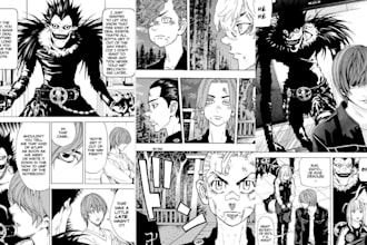 draw comic strip comic book anime storyboard panel nsfw comic manga artist page