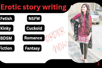 write custom erotic story, romantic, kinky sensual stories